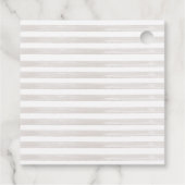 One Silly Goose Beige Bow 1st Birthday Geschenkanhänger (Rückseite)