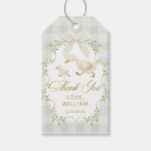 One Silly Goose Birthday party Thank you Geschenkanhänger (Vorderseite)