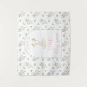 One Silly Goose Birthday Personalized Banner 1st Wandteppich (Vorderseite)