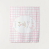 One Silly Goose Birthday Personalized Banner 1st Wandteppich (Vorderseite)