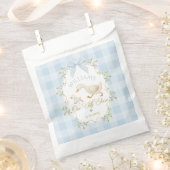 One Silly Goose Blue Gingham Boy 1st Birthday Geschenktütchen (Ausgeschnitten)