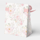 One Silly Goose Blush pink Bow Girl 1st Birthday  Geschenkschachtel (Rückseite)