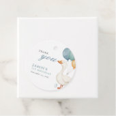 One Silly Goose Boy 1st Birthday Party Geschenkanhänger (Beispiel)