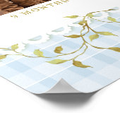 One Silly Goose Boy 1st Birthday Photo Milestone Poster (Ecke)