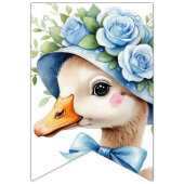 One Silly Goose Boy Baby shower Wimpelkette (Erste Fahne)