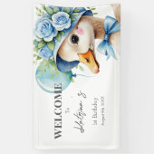 One Silly Goose Boy Birthday Banner (Vertikal)
