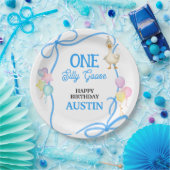 One Silly Goose Boys First Birthday Pappteller (Party)