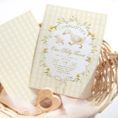 One Silly Goose Gender neutral 1st Birthday Einladung