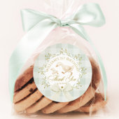 One Silly Goose Gender neutral Sage Birthday Runder Aufkleber