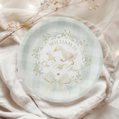 One Silly Goose Gender neutral Sage green Birthday Pappteller