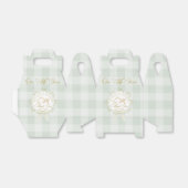 One Silly Goose Green Gingham 1st Birthday Geschenkschachtel (Ungefaltet)