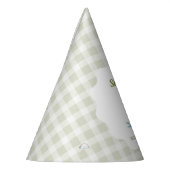 One Silly Goose Green Gingham Baby First Birthday Partyhütchen (Links)