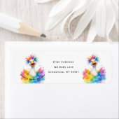 One Silly Goose Rainbow Baby Shower Address (Insitu)