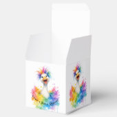 One Silly Goose Rainbow Baby Shower  Geschenkschachtel (Geöffnet)