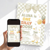 One Silly Goose Spring Birthday Einladung