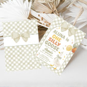 One Silly Goose Spring Birthday Einladung