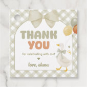 One Silly Goose Spring Birthday Geschenkanhänger (Vorderseite)