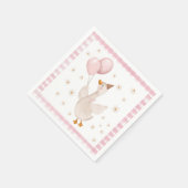 One Silly Goose Spring Party Farm First Birthday Serviette (Ecke)