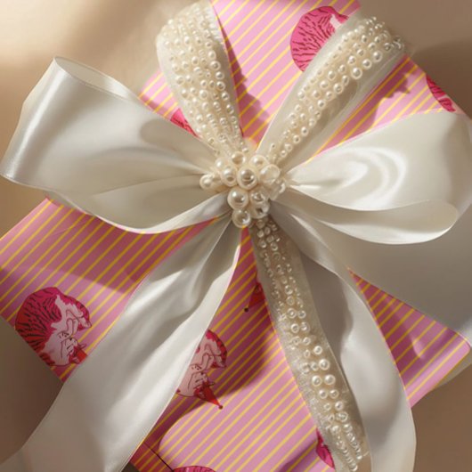 One Sleepy Cat 1st Birthday Welcome Geschenkpapier