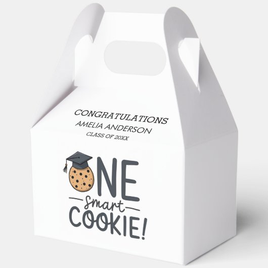 One Smart Cookie Abschluss Class Geschenkschachtel (Rückseite)