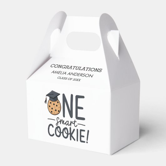 One Smart Cookie Abschluss Class Geschenkschachtel (Rückseite)