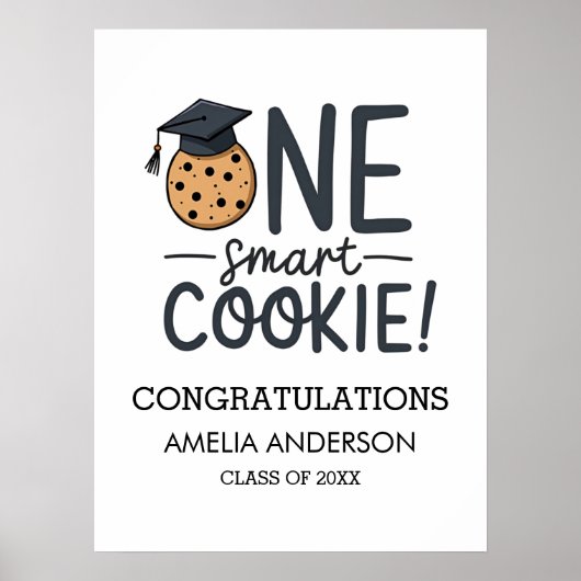 One Smart Cookie Abschluss Class Poster (Vorne)