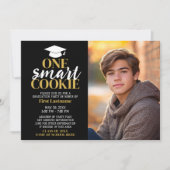 One Smart Cookie - Abschluss Foto - Grad Einladung (Vorderseite)