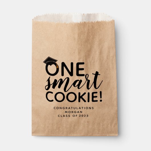 One Smart Cookie Abschluss Kraft Geschenktütchen (Vorderseite)