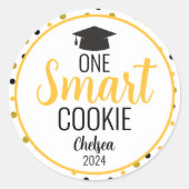 One Smart Cookie Abschluss Stickers (Vorderseite)