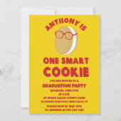 One Smart Cookie Childrens Graduation Party Einladung (Vorderseite)