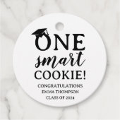 One Smart Cookie Class of 2024 Abschluss Geschenkanhänger (Vorderseite)