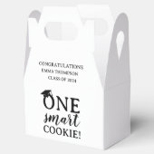 One Smart Cookie Class of 2024 Abschluss Geschenkschachtel (Geöffnet)