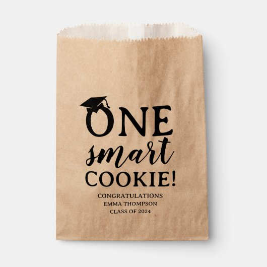 One Smart Cookie Class of 2024 Abschluss Geschenktütchen (Vorderseite)