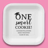 One Smart Cookie Class of 2024 Abschluss Pappteller