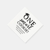 One Smart Cookie Class of 2024 Abschluss Serviette (Ecke)