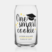 One Smart Cookie Custom 2025 Abschluss Dosenglas (Vorderseite)