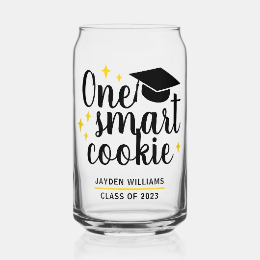 One Smart Cookie Custom 2025 Abschluss Dosenglas (Vorderseite)