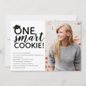 One Smart Cookie Foto Graduate Einladung (Vorderseite)