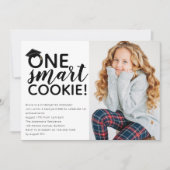 One Smart Cookie Foto Kindergarten Graduate Einladung (Vorderseite)