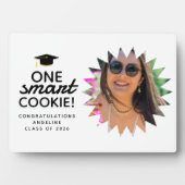 One Smart Cookie Graduation Party Celebration Fotoplatte (Vorderseite)