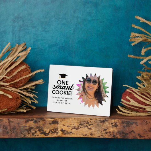 One Smart Cookie Graduation Party Celebration Fotoplatte (Seite)