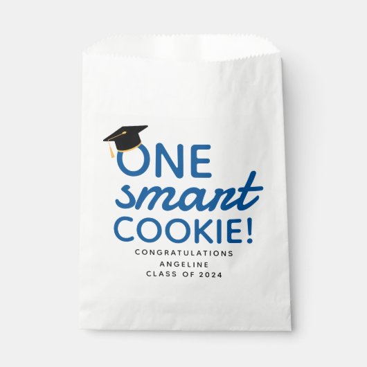 One Smart Cookie Graduation Party Celebration Geschenktütchen (Vorderseite)