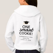 One Smart Cookie Graduation Party Celebration Hoodie (Rückseite)