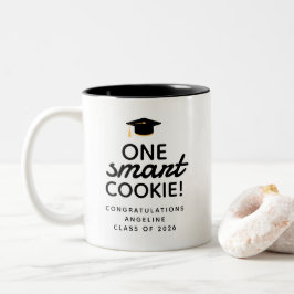 One Smart Cookie Graduation Party Celebration Zweifarbige Tasse