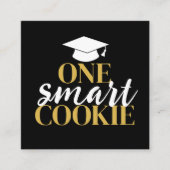 One Smart Cookie - Moderner Abschluss - QR Code Begleitkarte (Vorderseite)