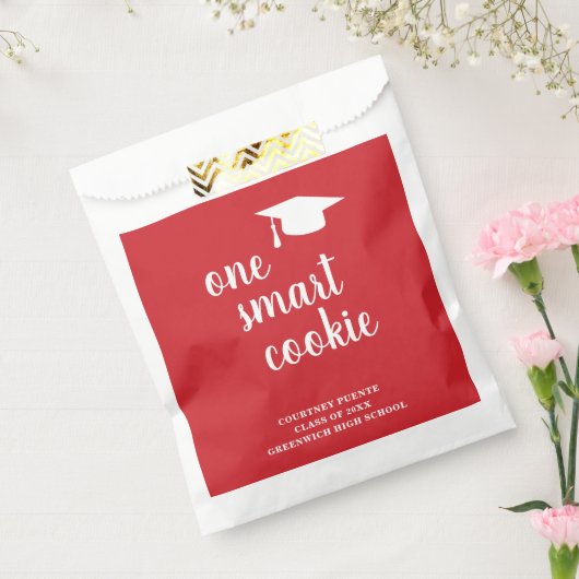 One Smart Cookie Mortar Board Moderner Abschluss Geschenktütchen (Versiegelt)