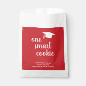 One Smart Cookie Mortar Board Moderner Abschluss Geschenktütchen (Vorderseite)