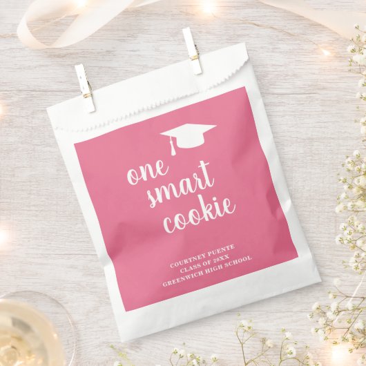 One Smart Cookie Mortar Board Moderner Abschluss Geschenktütchen (Ausgeschnitten)