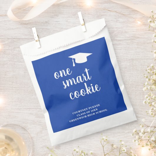 One Smart Cookie Mortar Board Moderner Abschluss Geschenktütchen (Ausgeschnitten)