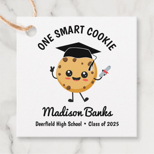 "One Smart Cookie" Niedliches Funny Abschluss Dess Geschenkanhänger (Vorderseite)